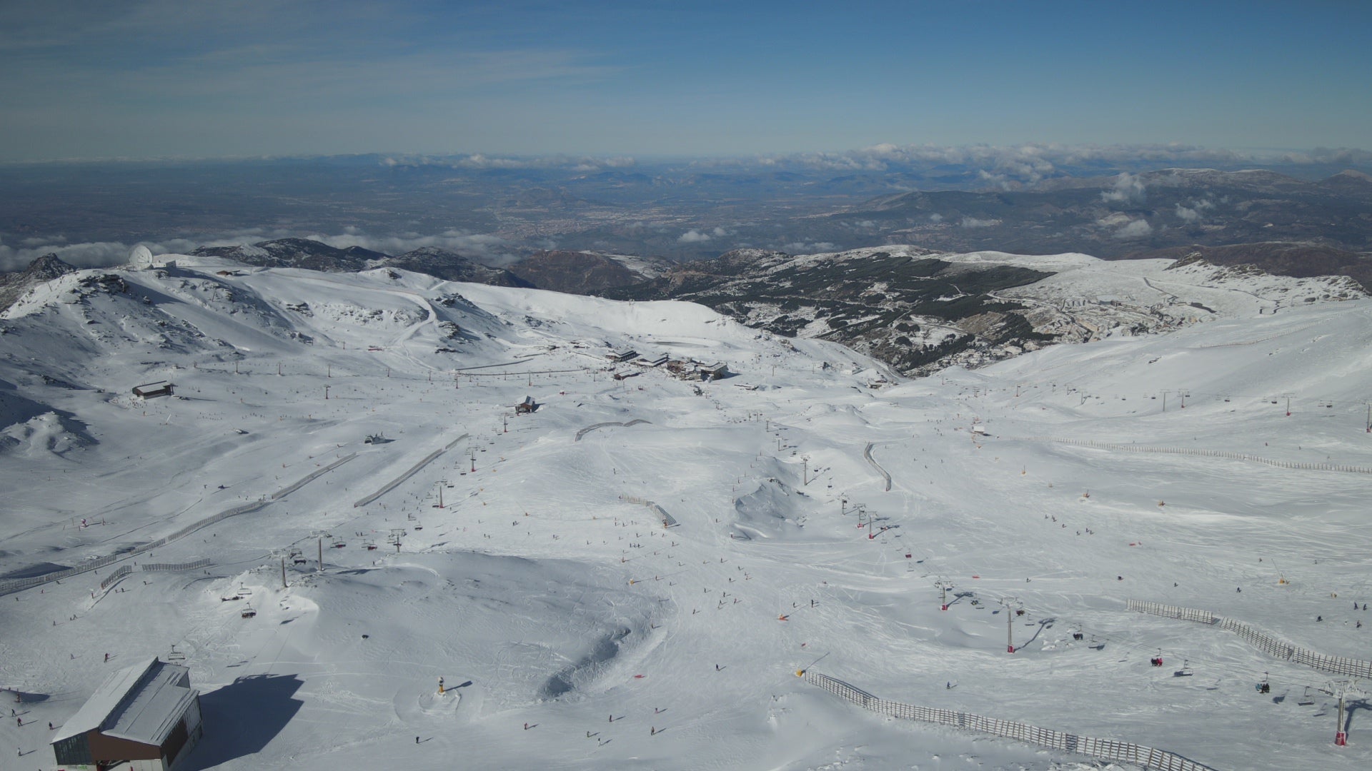 Las espectaculares imágenes de Sierra Nevada cubierta de nieve