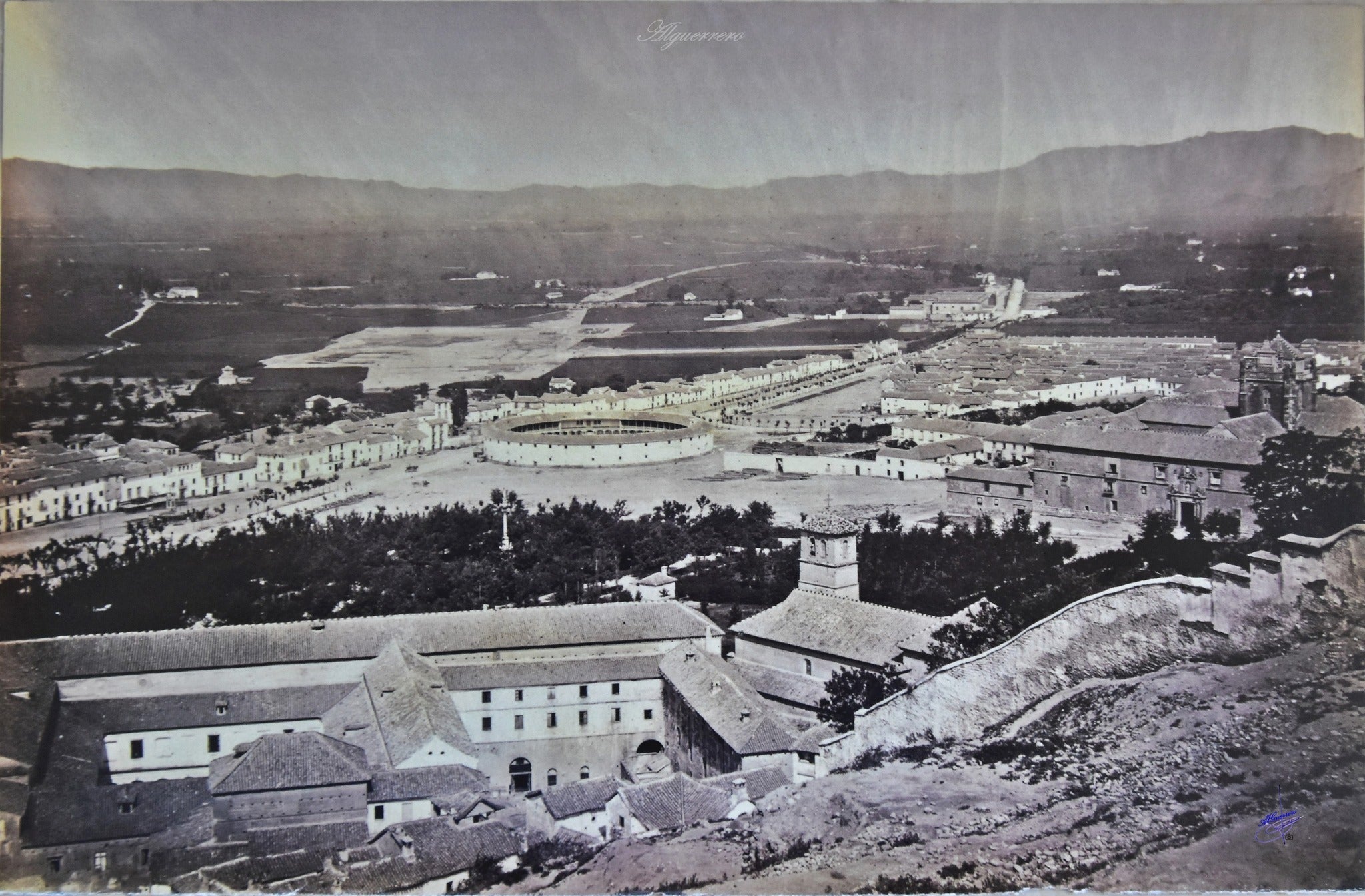 Imagen antes - Vista de Granada desde San Cristóbal en 2020.