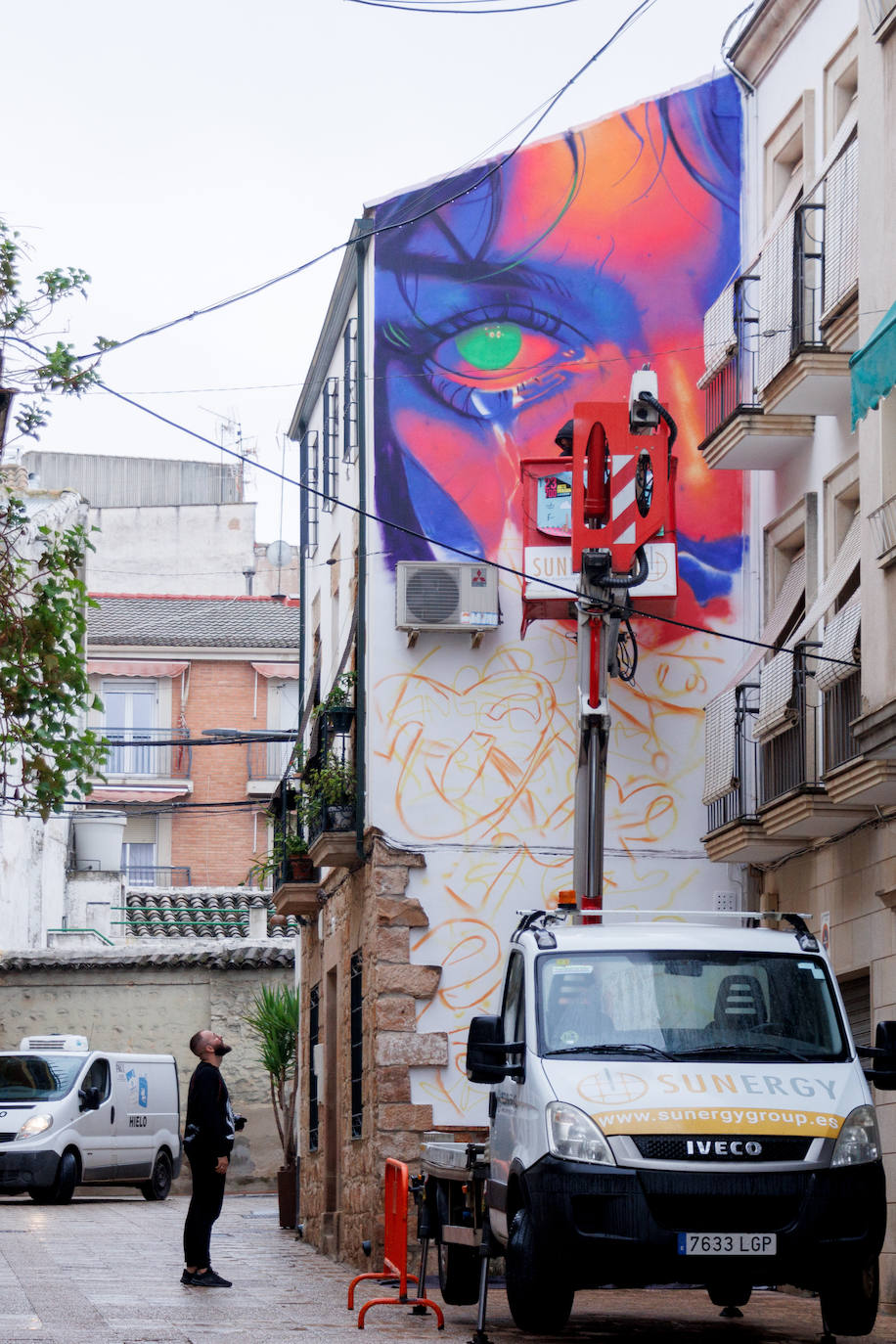 MaríaDie, en plena faena.