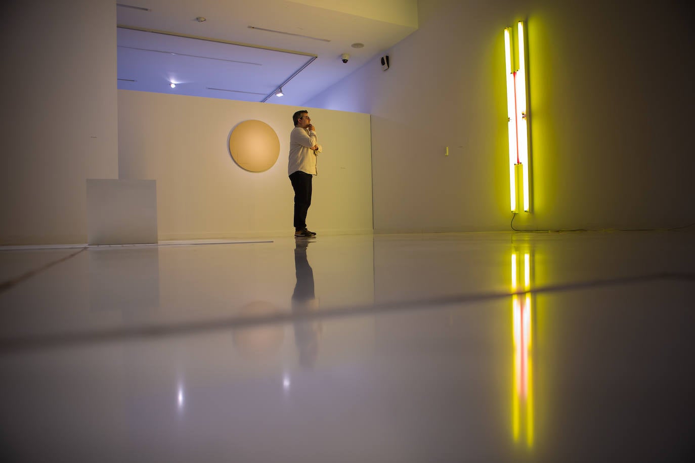 Instalación de Sol Lewitt.