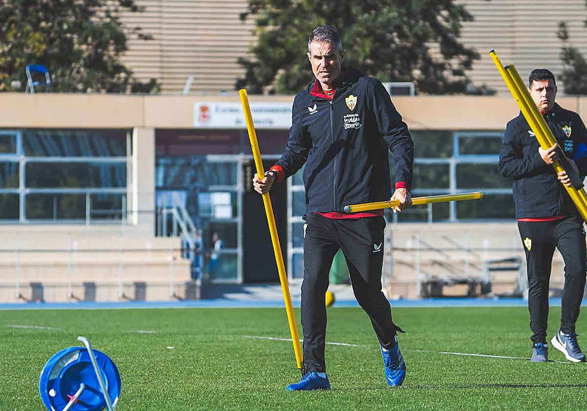 Garitano no aprecia tanta distancia entre el Girona y la UD Almería.