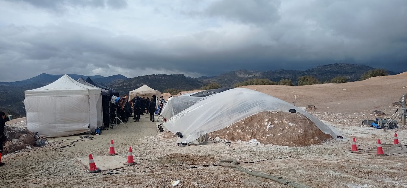 De un mar de olivos a set de rodaje: la transformación de la Argumosa, en imágenes