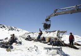 Dentro de 'La sociedad de la nieve', la superproducción de Bayona en Granada