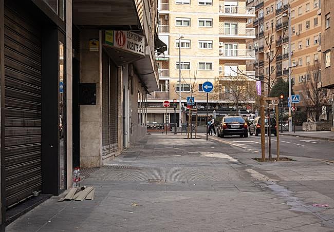 Calle en la que ocurrieron los hechos.