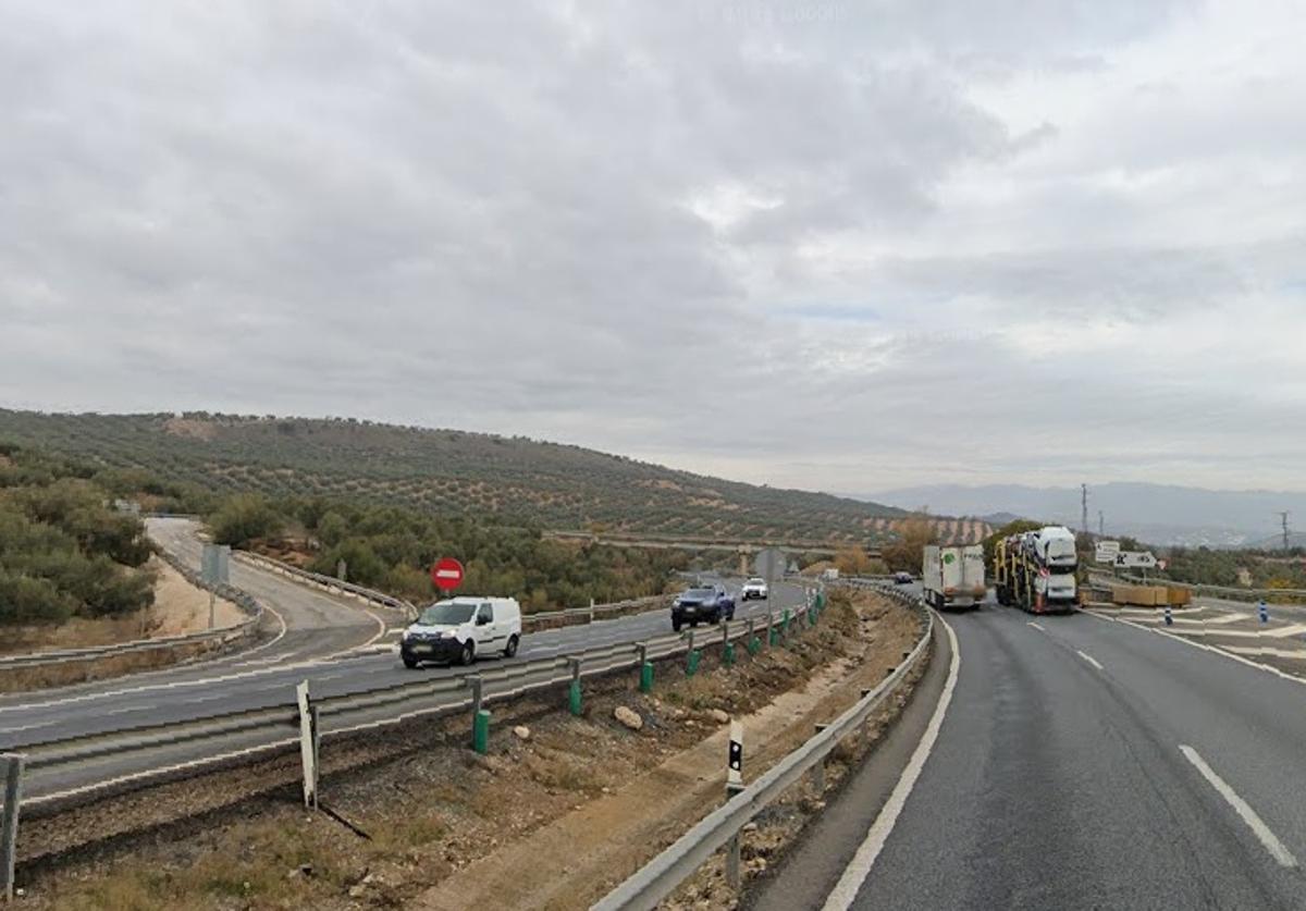 A-92, a la altura del km 183, donde ocurrió el accidente.