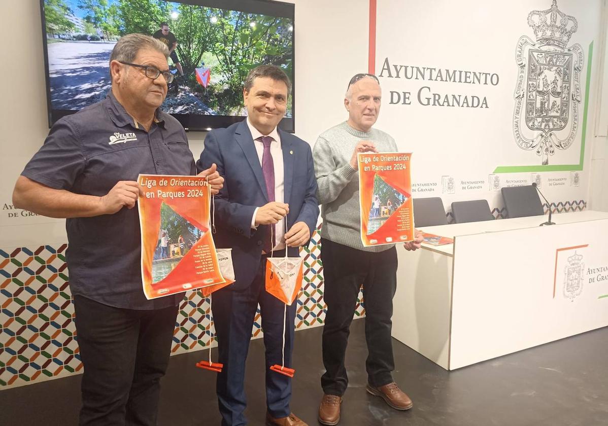 Presentación de la II liga de orientación en parques de Granada.