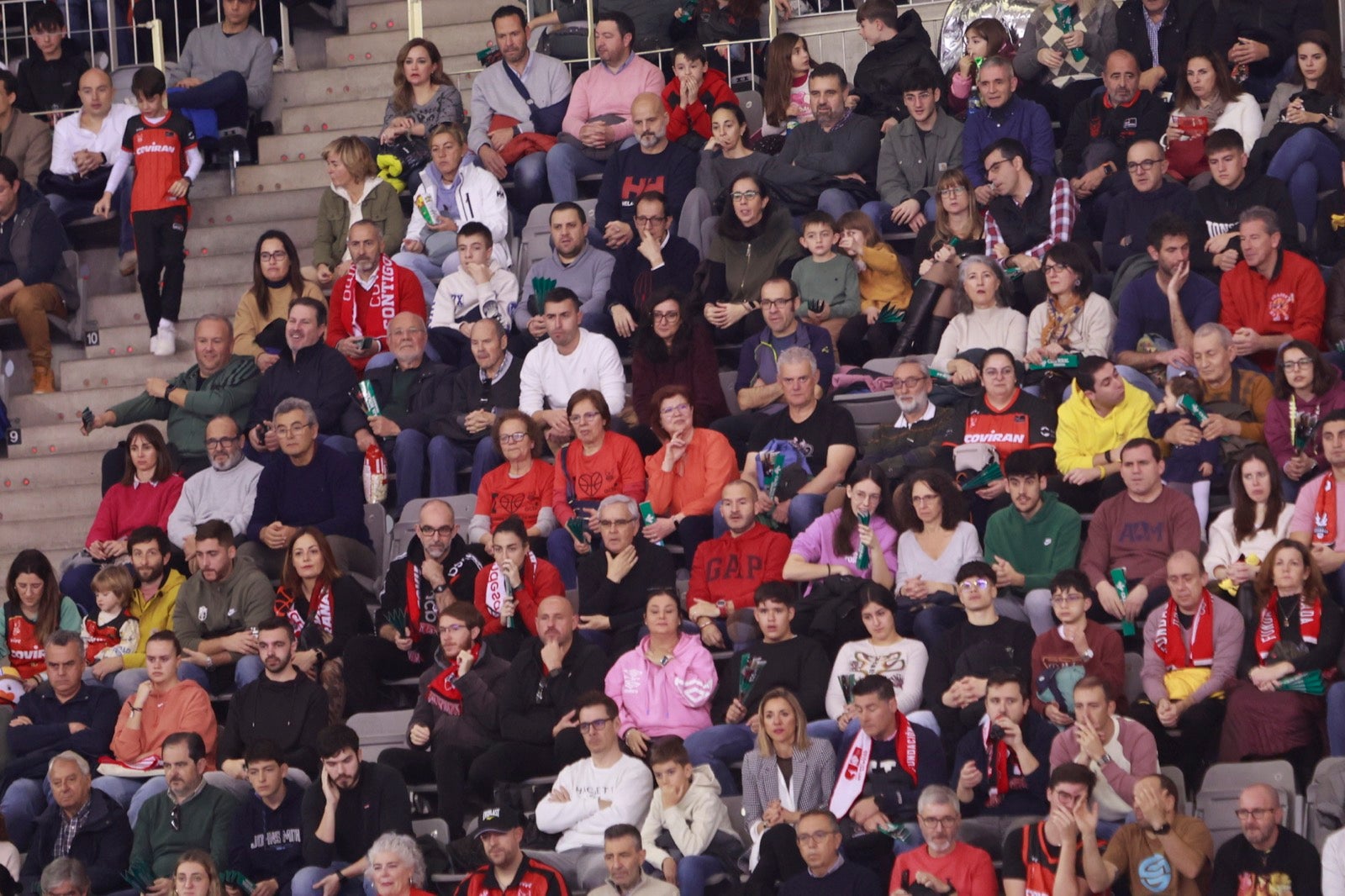 Encuéntrate en las gradas del Palacio durante el Covirán-Barcelona