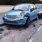 Estado de los vehículos tras la colisión.