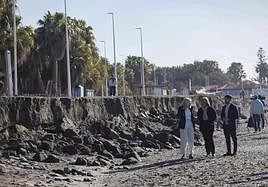 Efectos de un nuevo temporal en Playa Granada