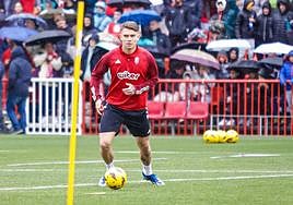 Kamil Piatkowski, durante un entrenamiento anterior.