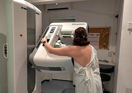 Prueba de mamografía.