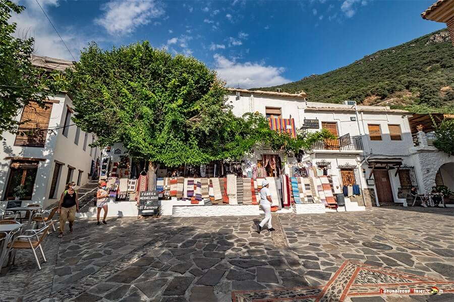 Plaza de la Libertad en Pampaneira.
