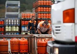 Precio de la bombona de butano para los meses de enero y febrero.