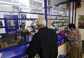 Una administración de Loterías.