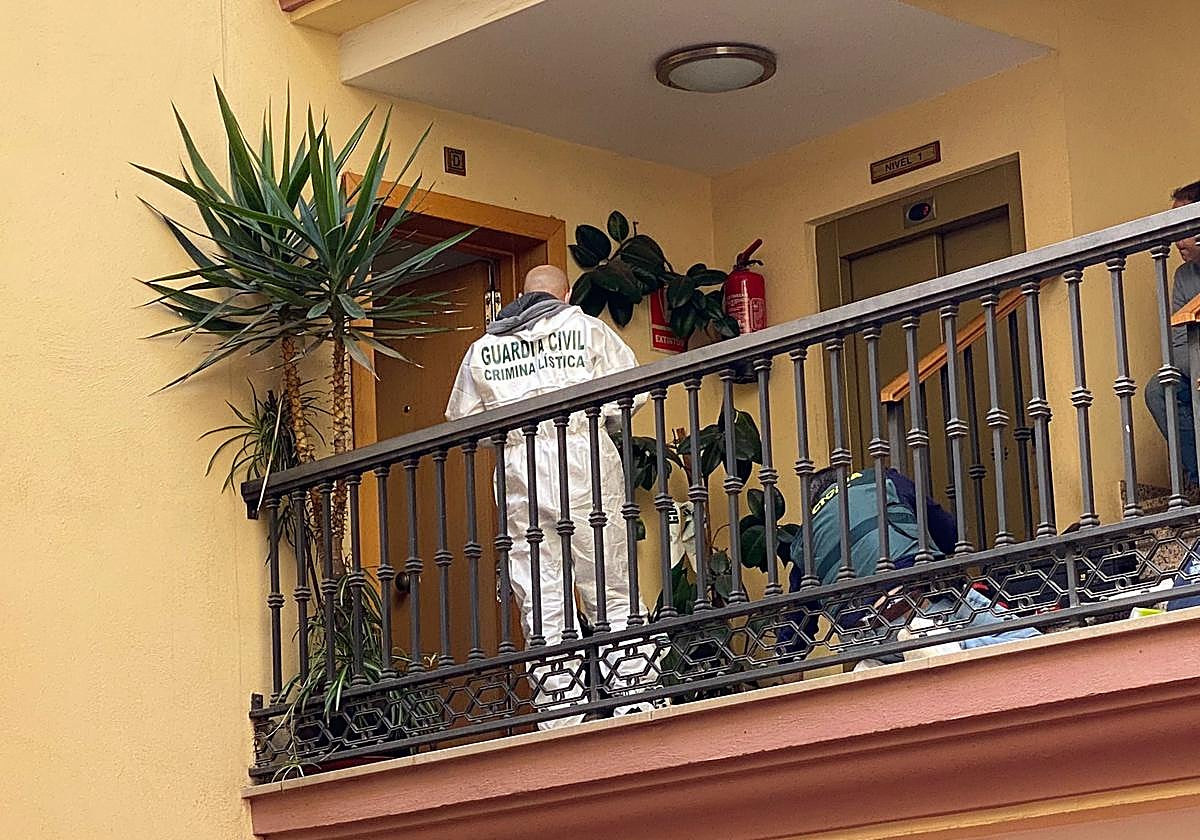 Guardia Civil en el lugar de los hechos.