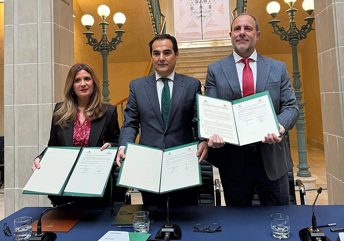 Auxi del Olmo, José Antonio nieto y Nicolás Ruiz.