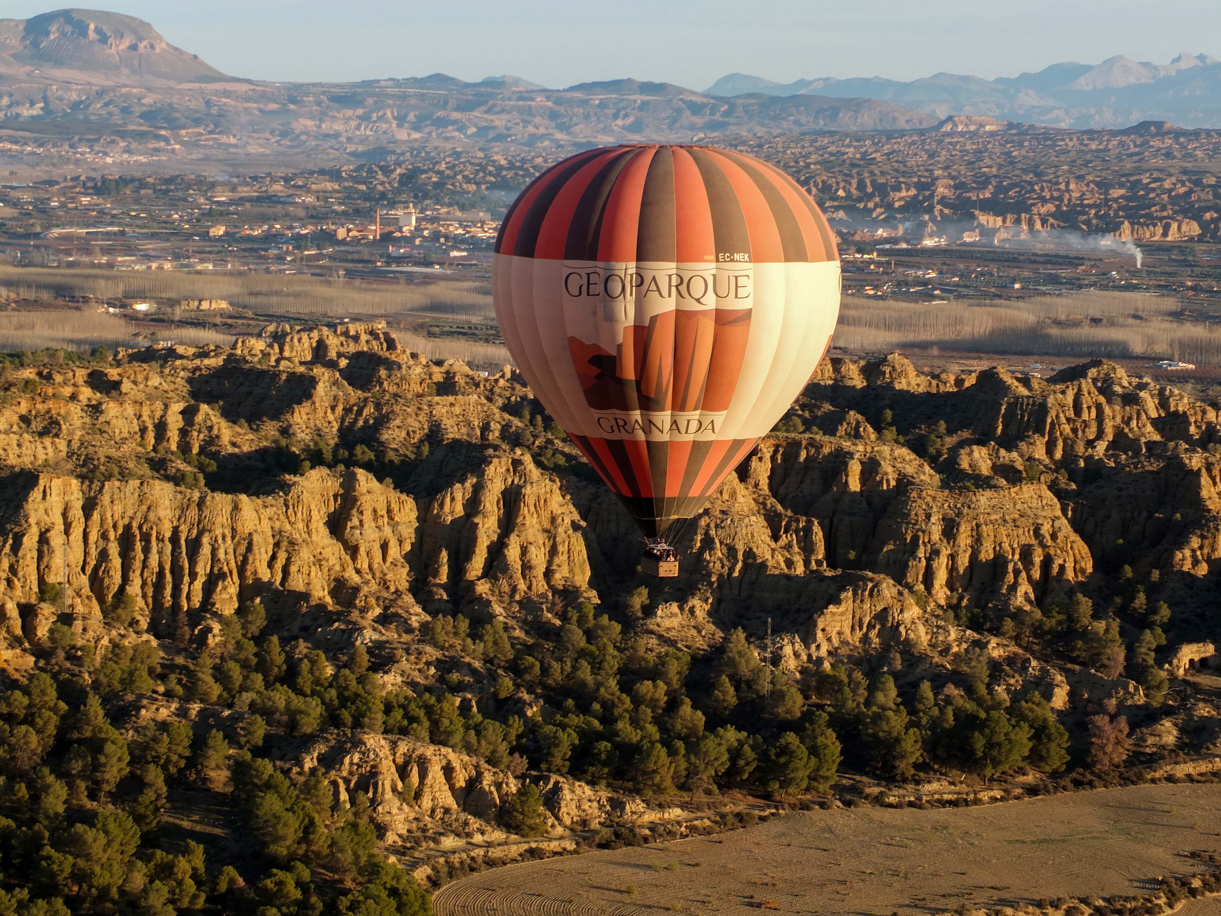 Las imágenes del Geoparque de Granada a vista de pájaro