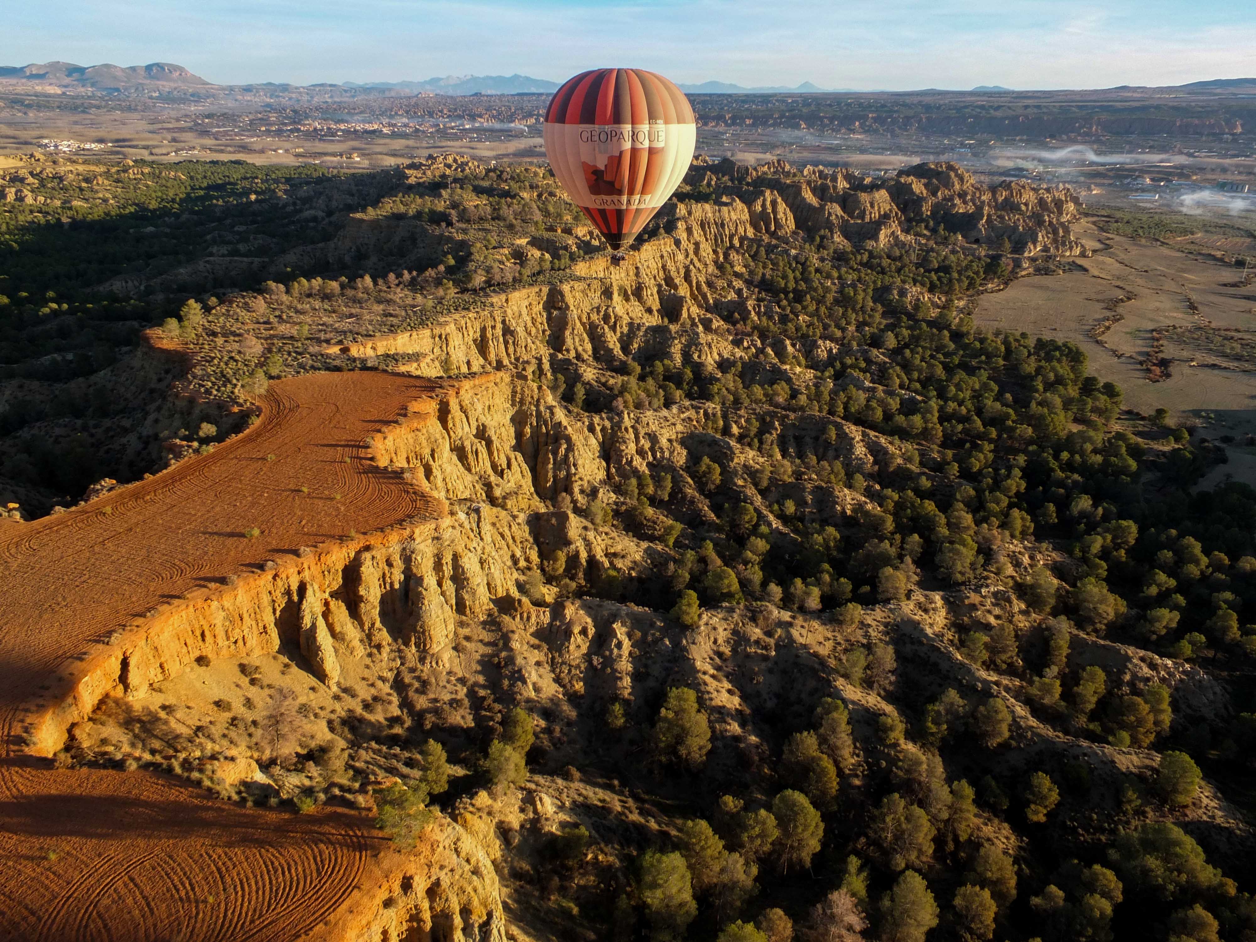 Las imágenes del Geoparque de Granada a vista de pájaro