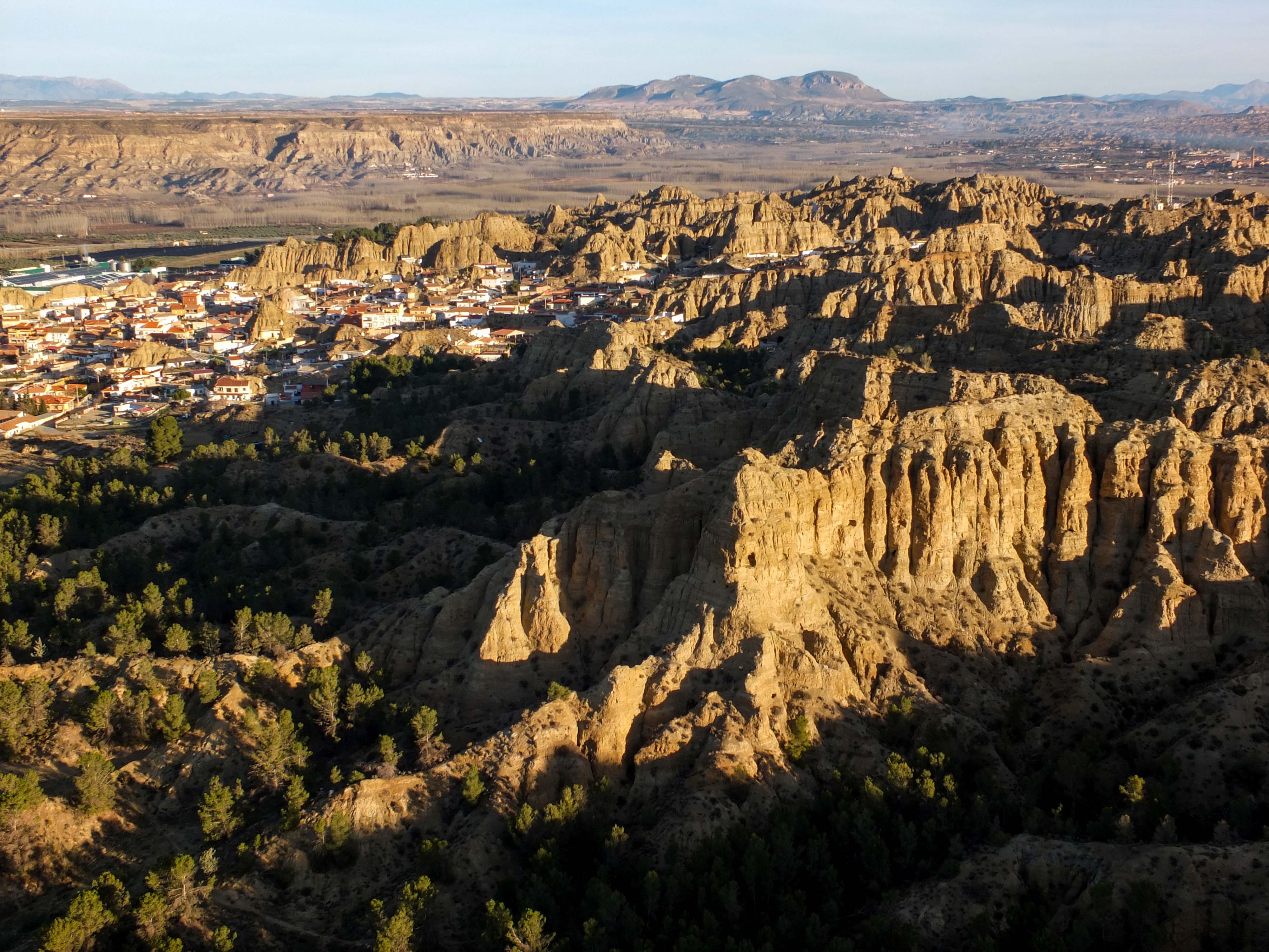 Las imágenes del Geoparque de Granada a vista de pájaro