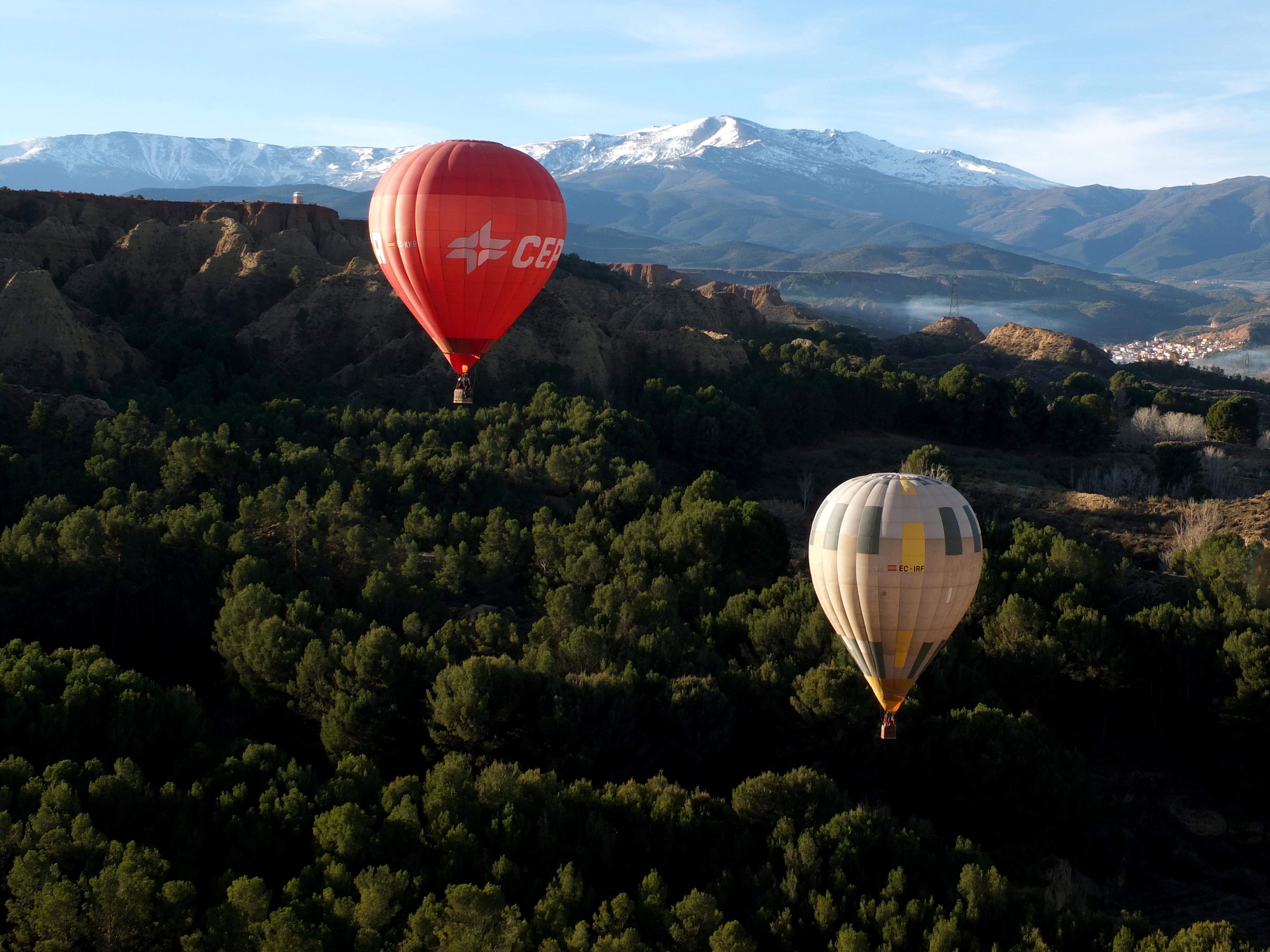 Las imágenes del Geoparque de Granada a vista de pájaro