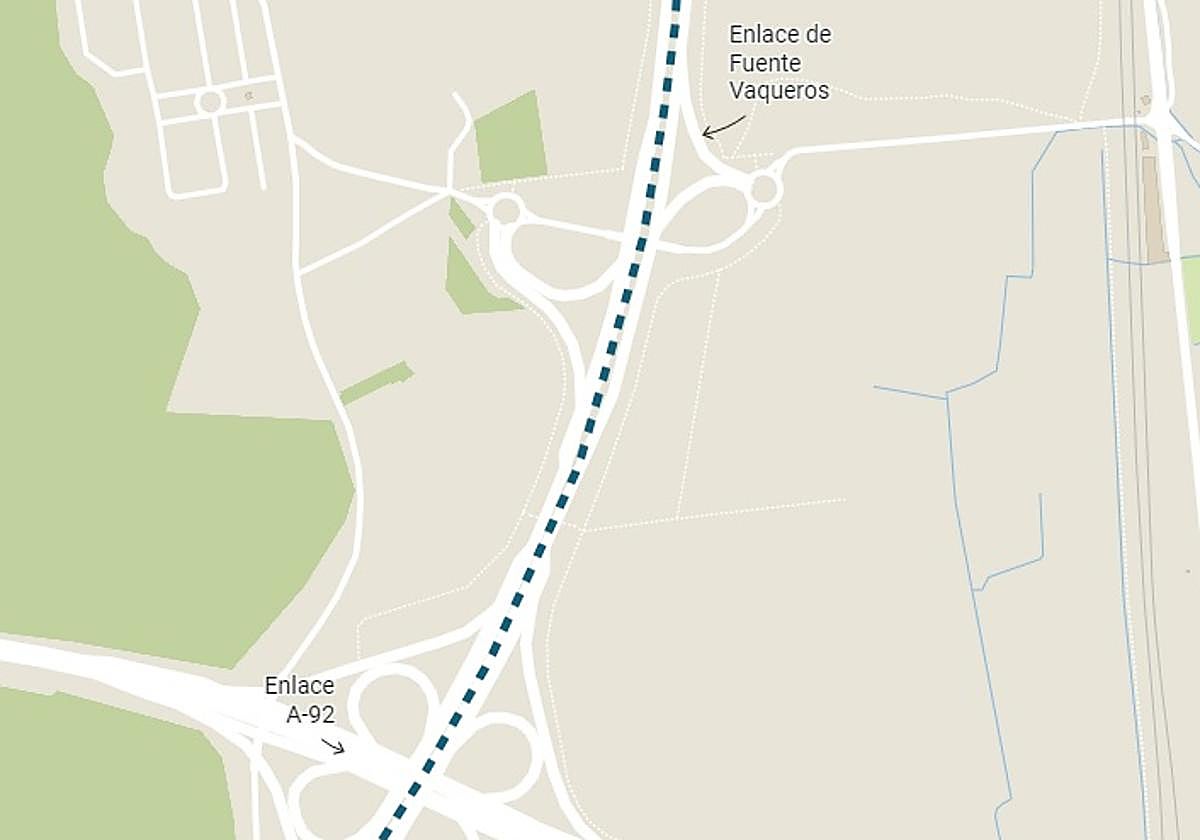 Parte del tramo de la GR-43.