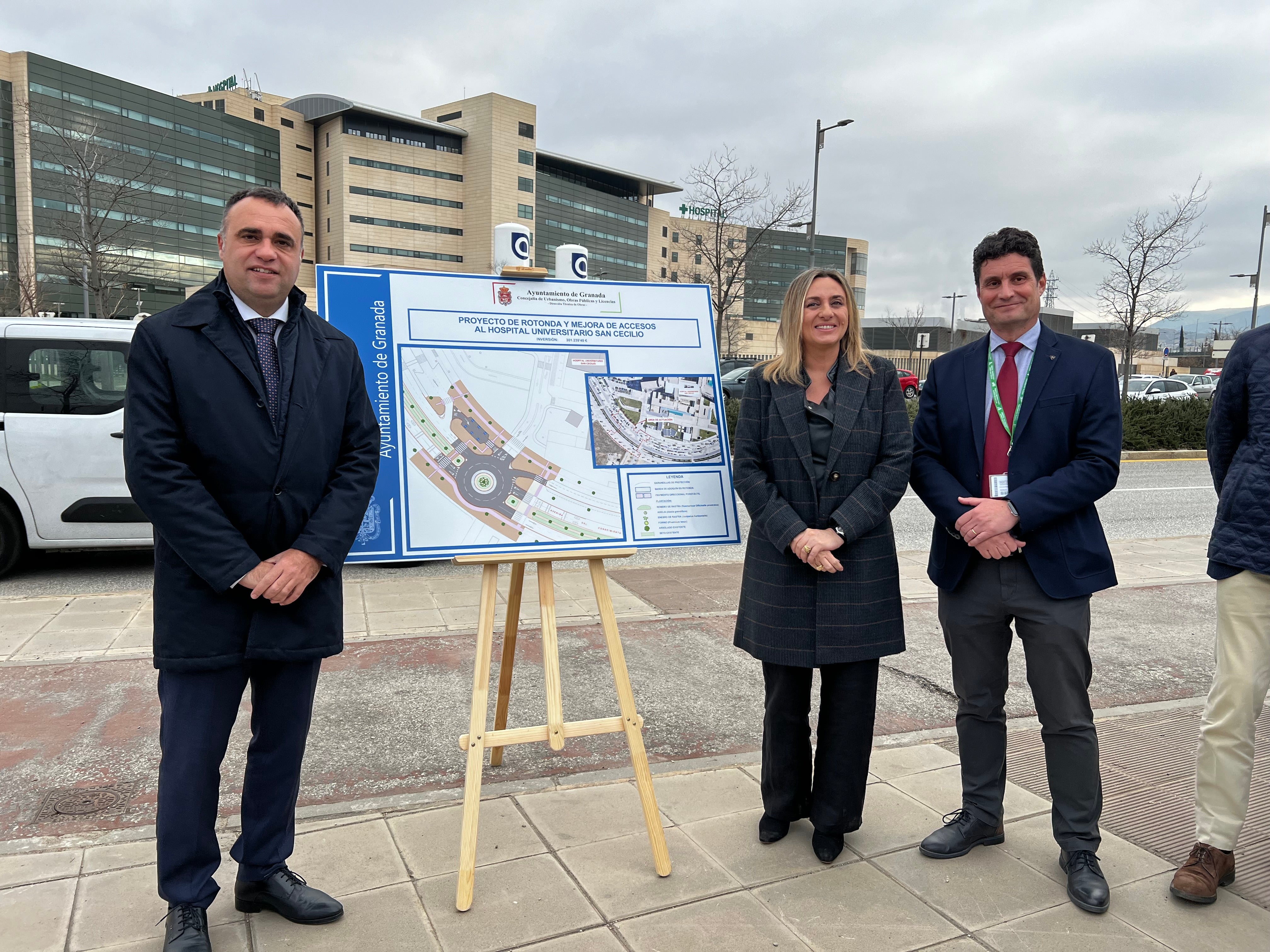 Acto de presentación del proyecto de rotonda del PTS.