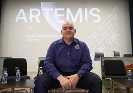 Carlos García-Galán, en una conferencia.