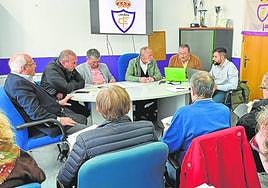 Cónclave en el Nuevo La Victoria en el que se trasladó información sobre la situación económica del club a los accionistas.