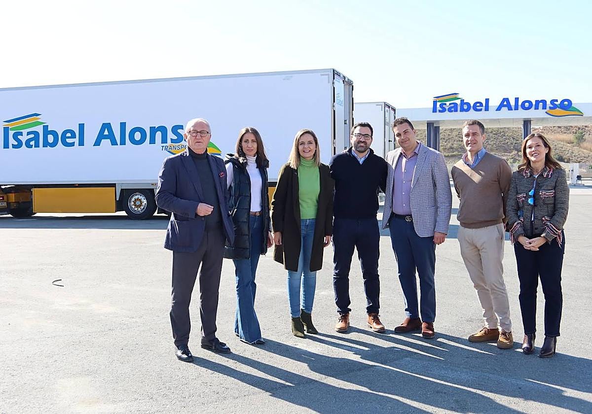 Encuentro del PP con la empresa de transportes Isabel Alonso.