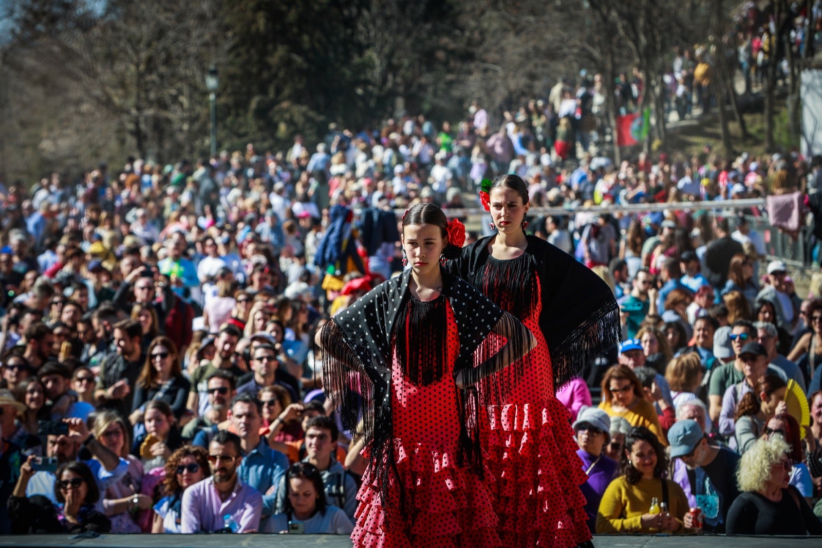 Las imágenes de la celebración de San Cecilio en Granada: salaíllas y habas para todos