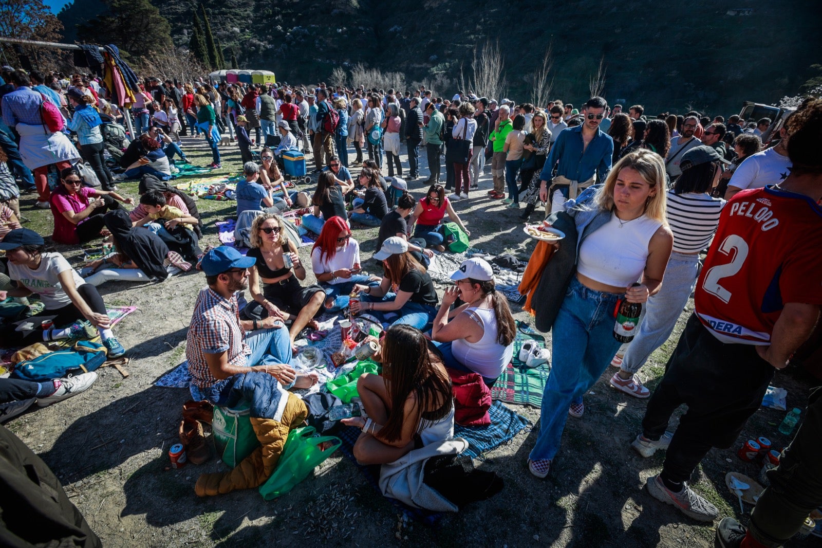 Las imágenes de la celebración de San Cecilio en Granada: salaíllas y habas para todos