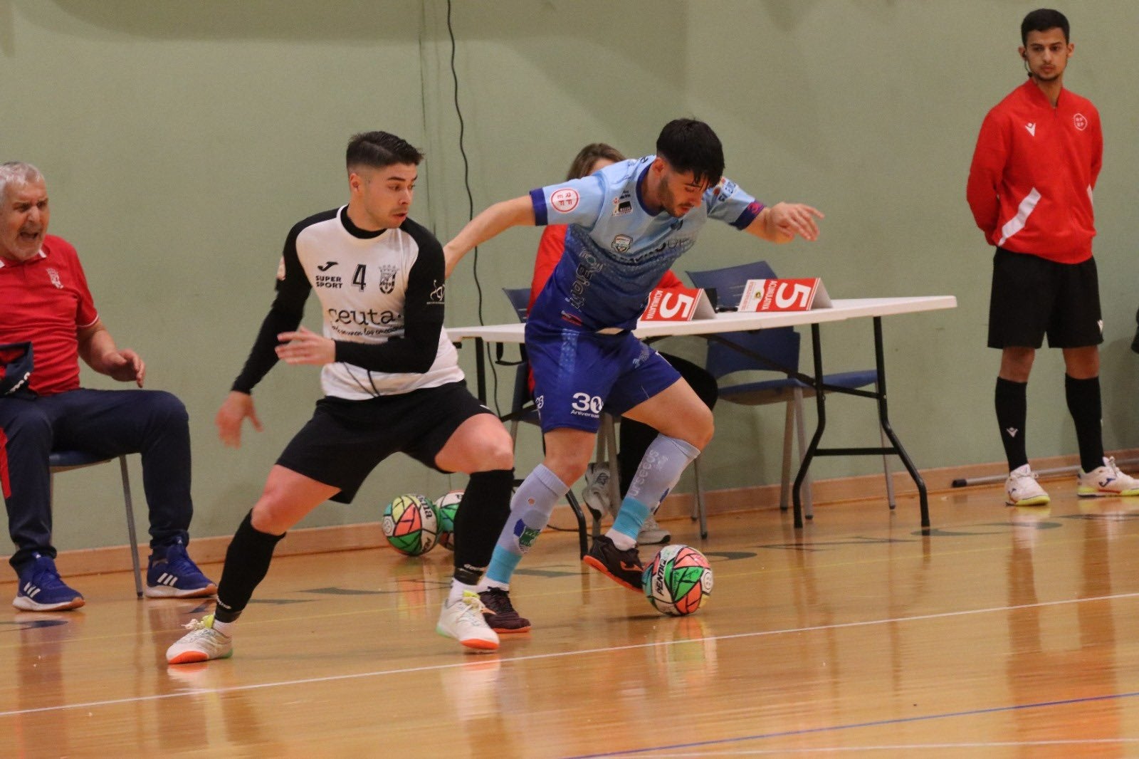 Ceutíes y ejidenses disputaron un igualado choque con emoción hasta el final