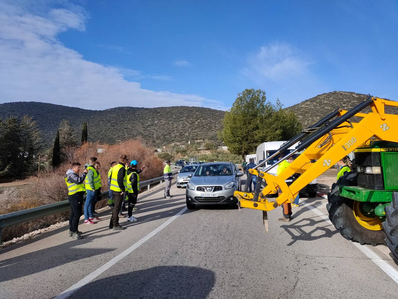 Las imágenes de la tractorada de Granada