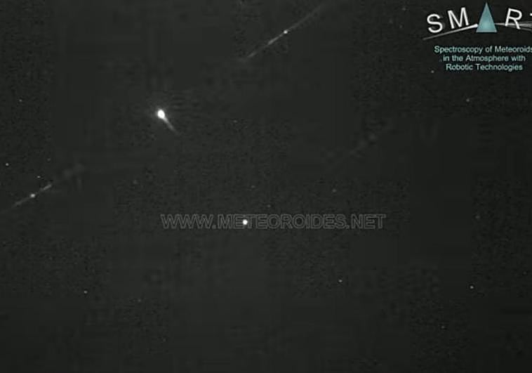 Una bola de fuego sobrevuela Granada y Almería.