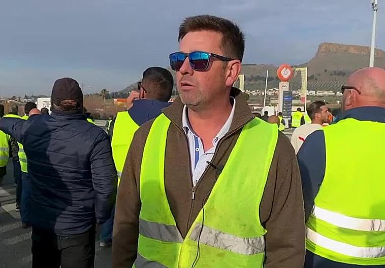 Cristóbal García, que lidera la cooperativa San Rogelio de Illora