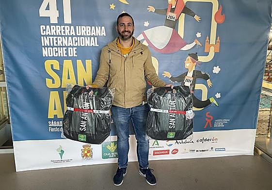 Bolsa del corredor, que se recoge en la instalaciones de la piscina climatizada de La Salobreja.