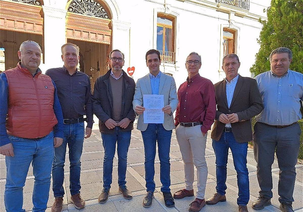 Imagen de archivo del registro de la petición en Diputación.