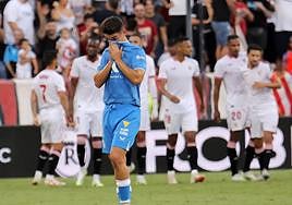 Arribas lamenta la derrota en el Sánchez Pizjuán.