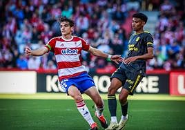 Gonzalo Villar, en el partido con Las Palmas.