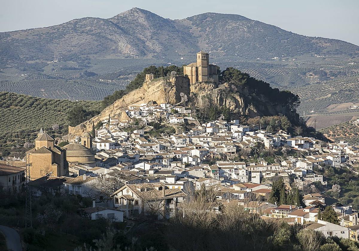 Vista del municipio de Montefrío.