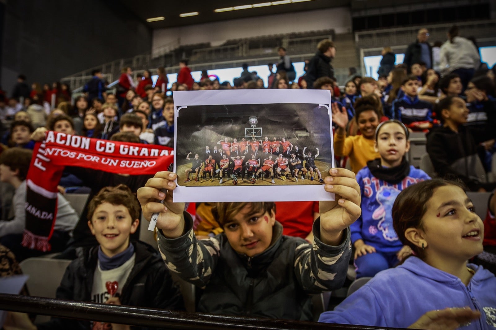Las imágenes de los niños en el Fénix Game del Palacio de los Deportes