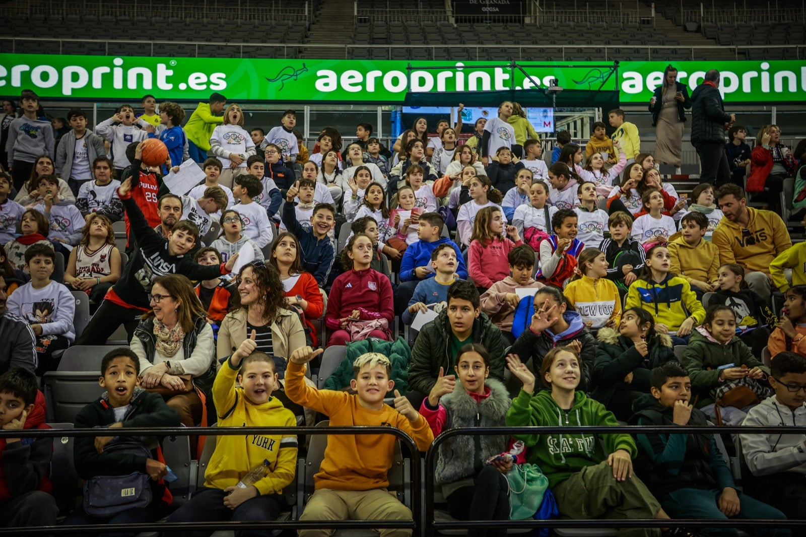 Las imágenes de los niños en el Fénix Game del Palacio de los Deportes