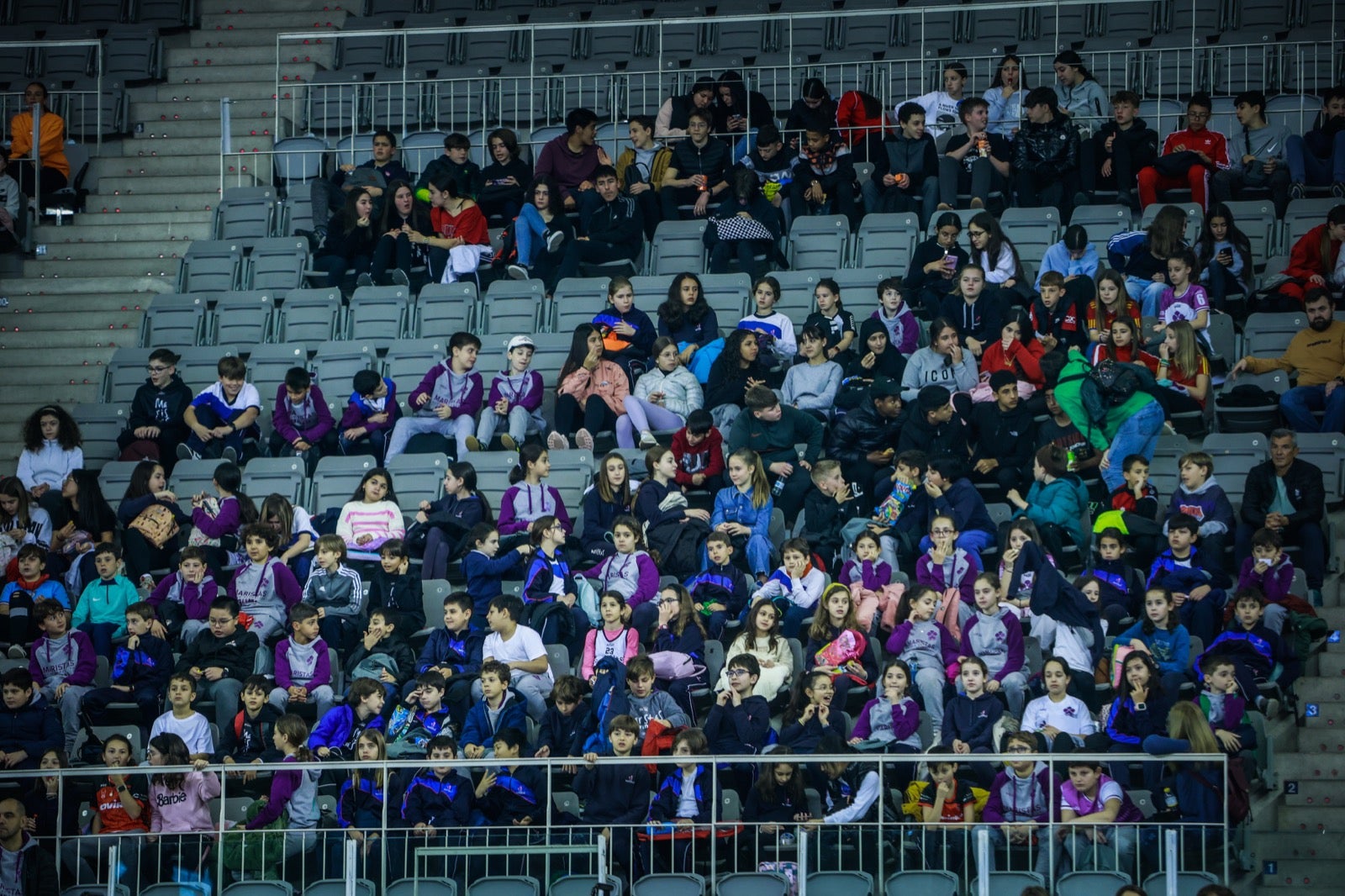 Las imágenes de los niños en el Fénix Game del Palacio de los Deportes