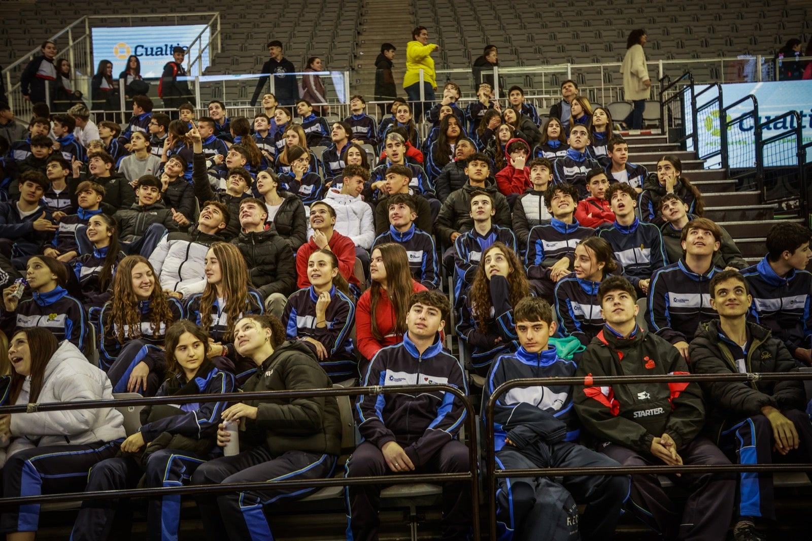 Las imágenes de los niños en el Fénix Game del Palacio de los Deportes