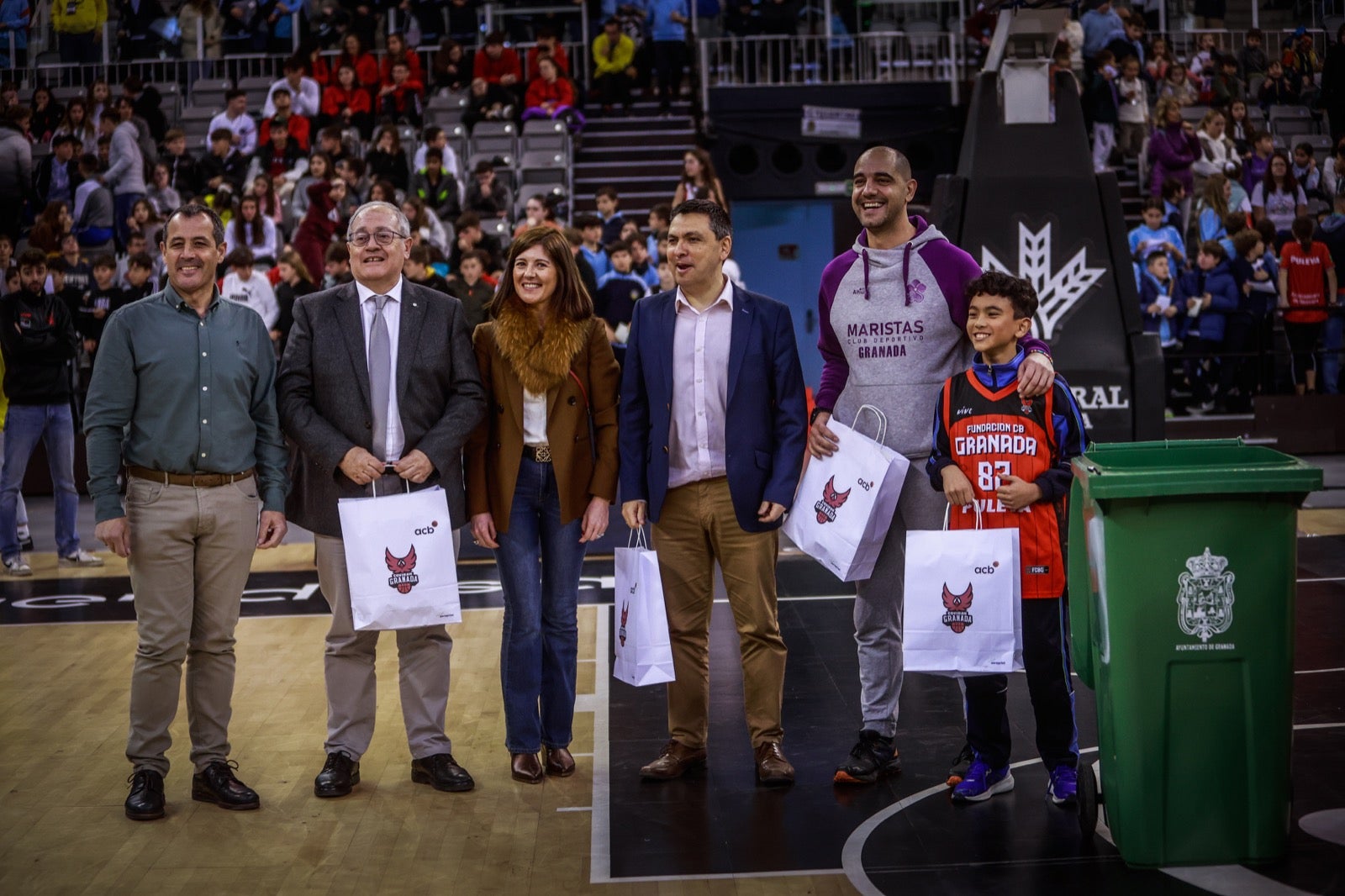 Las imágenes de los niños en el Fénix Game del Palacio de los Deportes