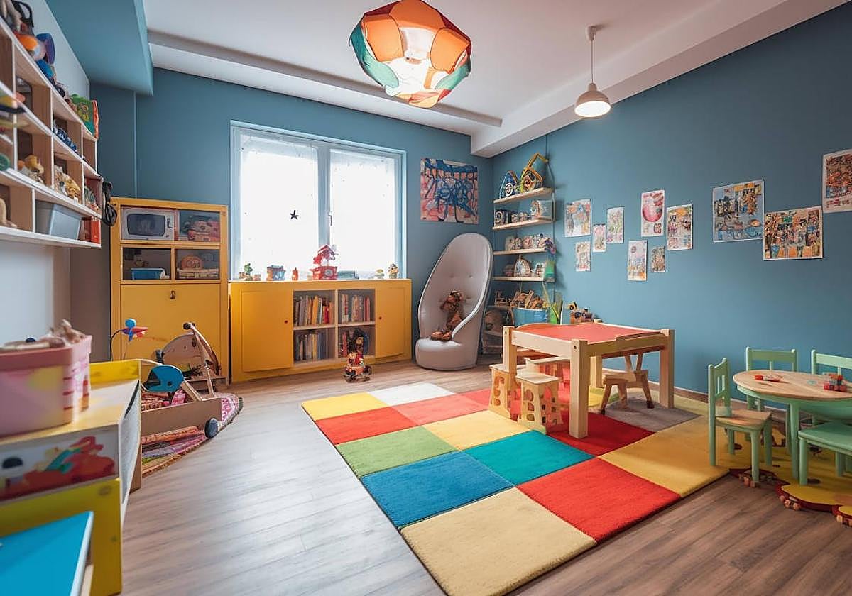 Aula de una escuela infantil.