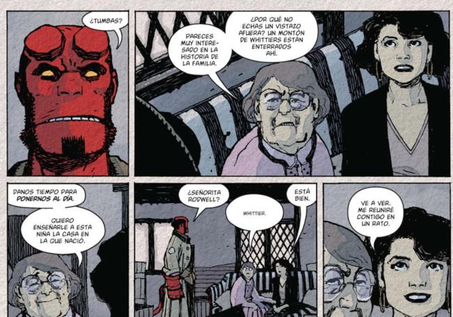 Viñetas de Hellboy, por G. H. Walta.