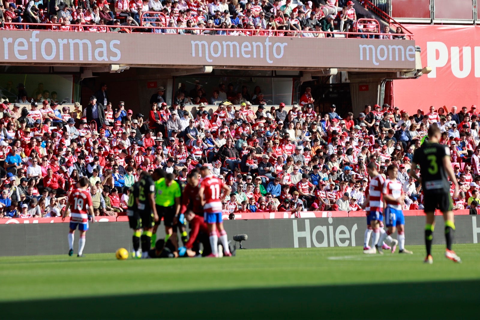 Encuéntrate en la grada en el partido entre Granada y Almería