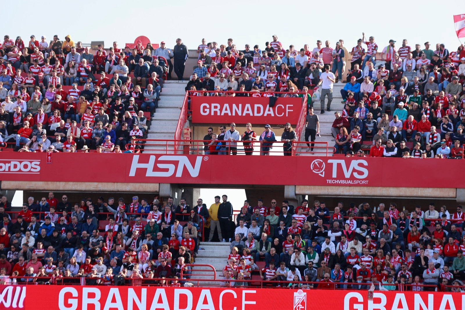 Encuéntrate en la grada en el partido entre Granada y Almería