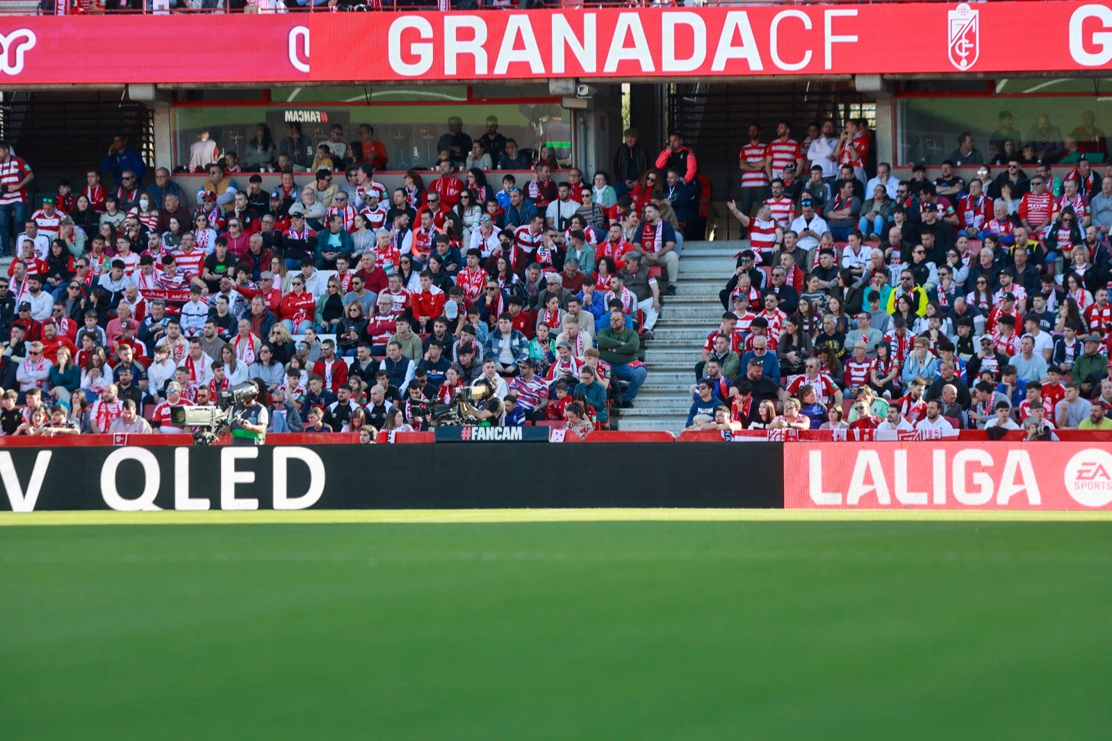 Encuéntrate en la grada en el partido entre Granada y Almería